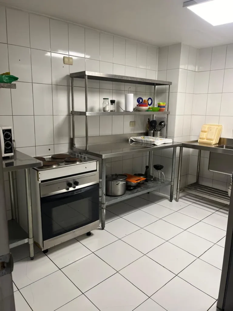 Cocina equipada del establecimiento